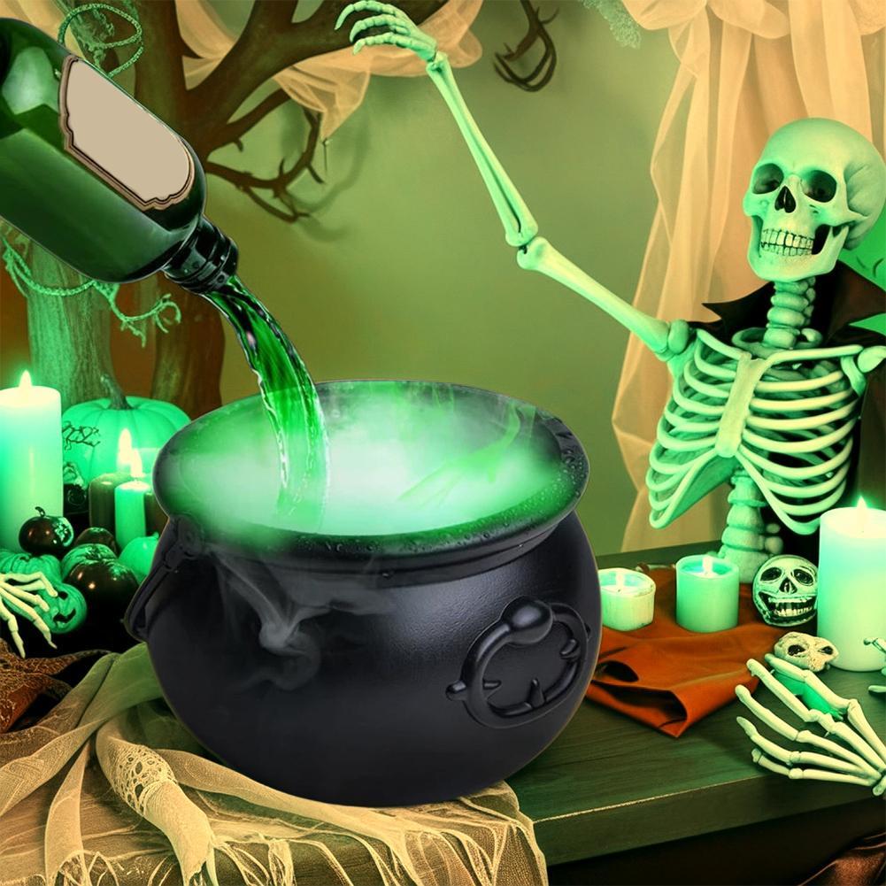 Halloween Black Wizard Bowl Magic Float Bottle And Diffuser Indoor Decoration - silverfoxgoods